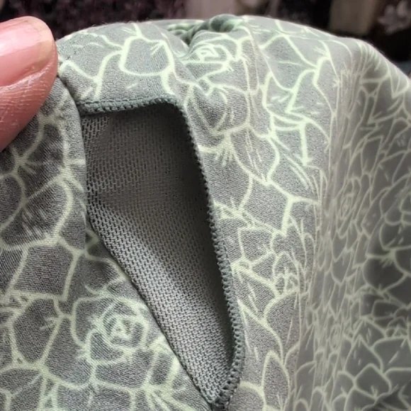 BuffBunny Collection Aloe Sports Bra Eden Green Floral Print Succulent size S - Picture 7 of 10